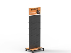 ملحقات الهواتف المحمولة القابلة للتخصيص رف عرض معدني مناسب للمتاجر ومراكز التسوق