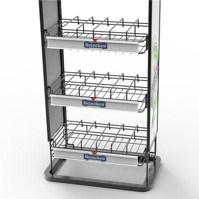 منصة عرض البيرة المخصصة المشروبات الفوارة منصة عرض معدنية لمحلات الكحول